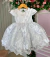 Vestido Infantil Jardim Encantado Branco/Batizado Realeza Luxo na internet