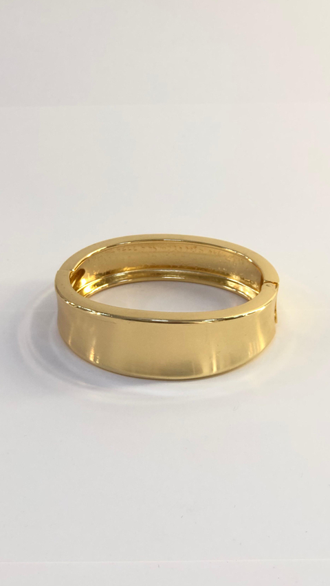 Bracelete dourado slim médio - comprar online