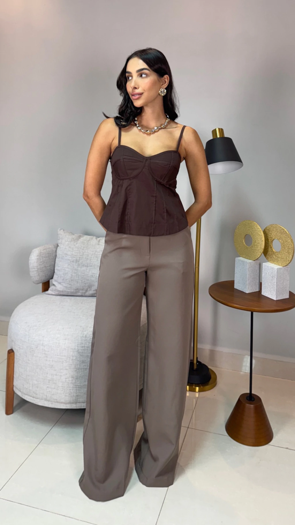 Pantalona Clara Capuccino
