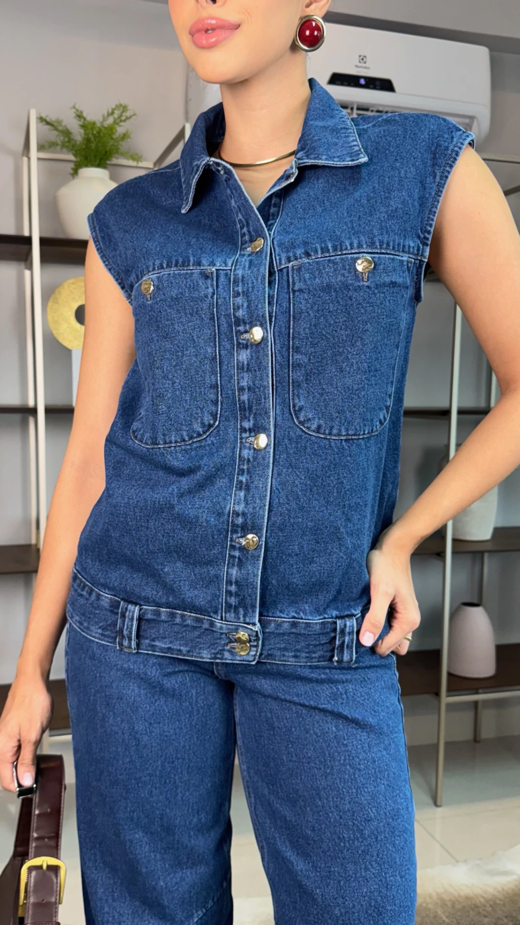colete jeans Spice