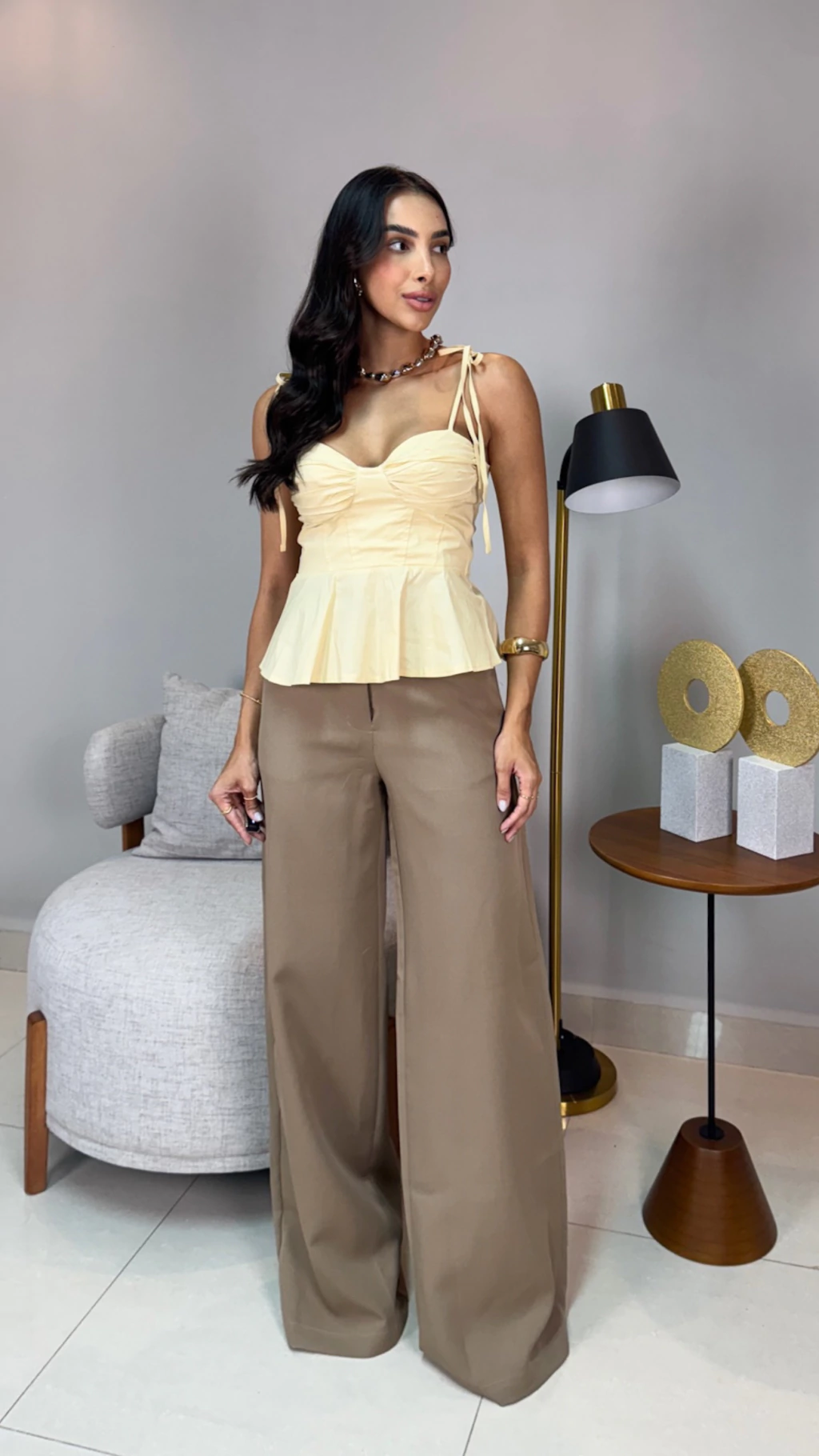 Pantalona Clara bege