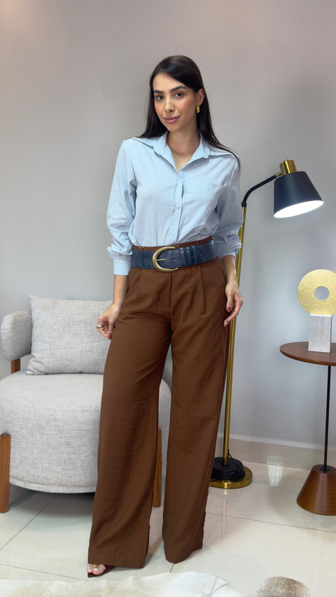 Calça Alba marrom - comprar online