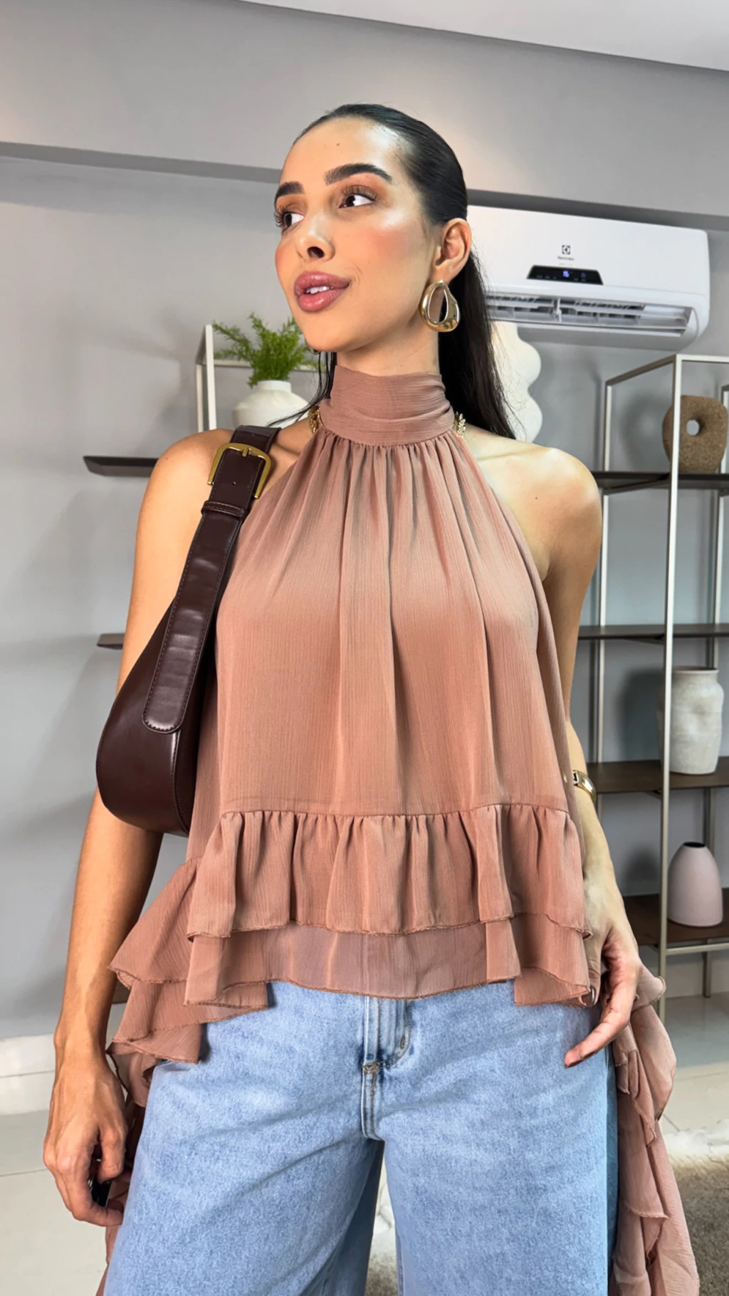 Blusa Atena Apricot
