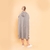 Poncho de Toalla. Gris. (interior turquesa) Talle 4 (Adulto Unisex) en internet