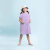 Poncho de Toalla. Lila. Talle 2 (6 a 9 años) - comprar online