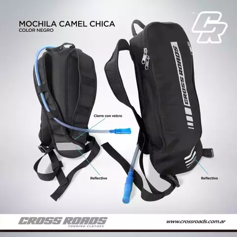 Mochila Camel Ligth Negra