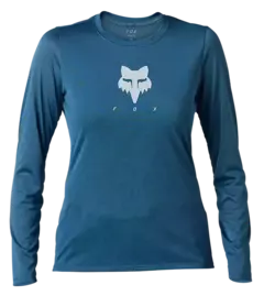 JERSEY FOX W RANGER TRU DRI LS JERSEY AZUL LOGO BLANCO