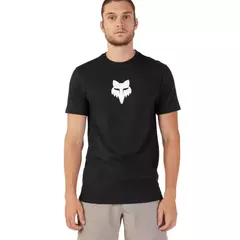 REMERA FOX CASUAL HEAD SS PREM TEE NEGRA - comprar online
