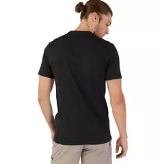 REMERA FOX CASUAL HEAD SS PREM TEE NEGRA en internet