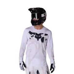JERSEY FOX FLEXAIR LS DIFUSSE SE WHT - MendoBike