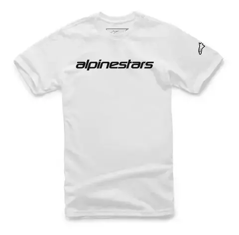 REMERA LINEAR WORDMARK TEE WHITE ALPINESTARS