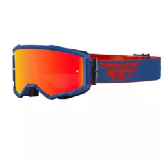 ANTIPARRA FLY RACING GOOGLE ZONE RED NAVY RED MIRROR AMBER LENS