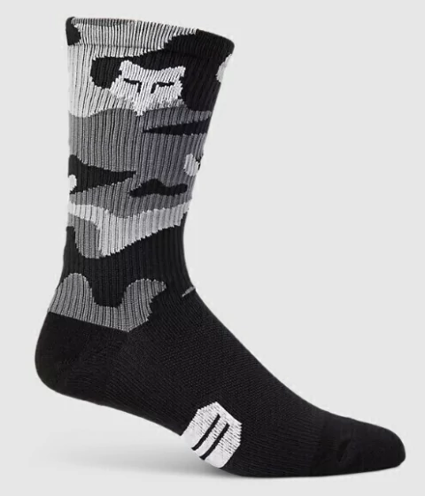 MEDIAS FOX 8" CAMO CUSHIONED CREW SOCK GRIS FOX