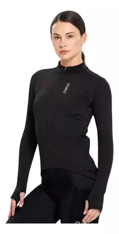 JERSEY MANGA LARGA FRIZADO BURMAN NEGRO