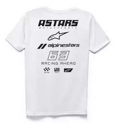 REMERA ALPINESTARS MULTI RACE TEE WHITE - comprar online
