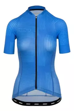 Jersey Bio Racer (Belgica) Vesper Warp Blue Importado XS Bolsilo con Cierre