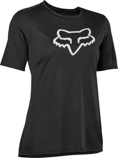JERSEY FOX WOMEN RANGER SS JERSEY FOXHEAD NEGRO LOGO GRIS