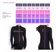 JERSEY MANGA LARGA FRIZADO BURMAN NEGRO - comprar online
