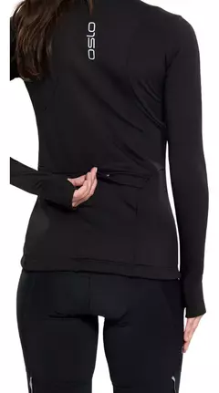 JERSEY MANGA LARGA FRIZADO BURMAN NEGRO - MendoBike