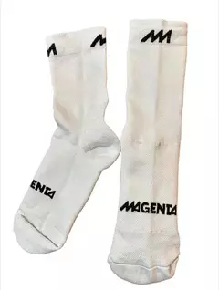 MEDIAS MAGENTA BLANCAS - comprar online