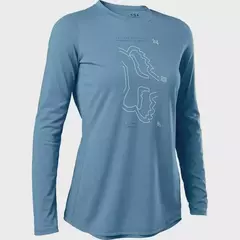 JERSEY FOX W RANGER DR LS JERSEY CELESTE DST BLUE