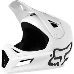 CASCO INTEGRAL FOX RAMPAGE YTH BLANCO LOGO NEGRO (NIÑO) - MendoBike
