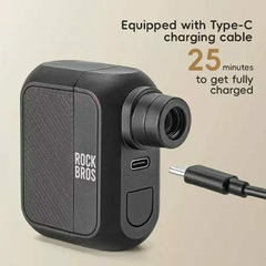 Inflador Eléctrico Rockbross Recargable 100 psi - MendoBike