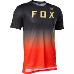 JERSEY FOX FLEXAIR SS MANGA CORTA NEGRO ROJO