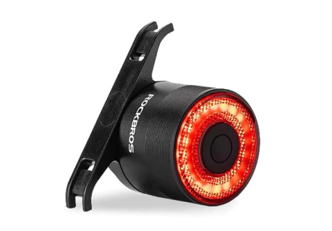 LUZ TRASERA ROCKBROS Q3 CON SENSOR DE FRENADO RECARGABLE