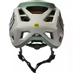 CASCO FOX SPEEDFRAME VNISH BNE BLANCO LINEA VERDE AGUA MIPS - comprar online