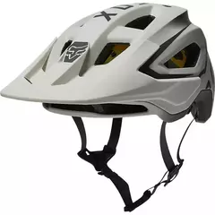 CASCO FOX SPEEDFRAME VNISH BNE BLANCO LINEA VERDE AGUA MIPS - MendoBike