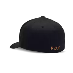 GORRA FOX OPTICAL FLEXFIT HAT NEGRA LINEA DORADA - comprar online