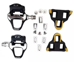 PEDALES AWA RUTA ALUM EJE CROM SHIMANO COMP NEGRO 294G
