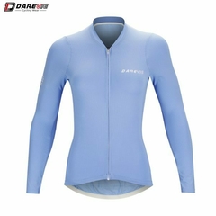 Jersey Manga Larga Darevie Celeste - comprar online