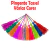 10pc - Pingente Tassel Franja 7CM Artesanato -Varias Cores