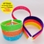 Kit com 05 Tiaras PL Encapadas Cores Sortidas 30MM