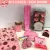 KIT Festa Infantil e Aniversário POA ROSA E MARROM com 08 itens