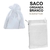 Saquinho de Organza Branco 8,5x11CM - 10 sacos - comprar online
