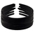 TIARA PLASTICA 10MM PRETA COM DENTINHO R:8439- 12PC - Loja Artfest
