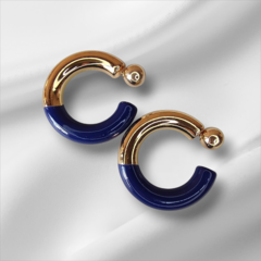 Brinco Argola com Dourado 5 cm - comprar online