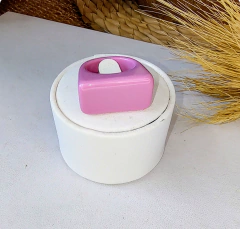 Anel Retângulo Lavanda Escuro