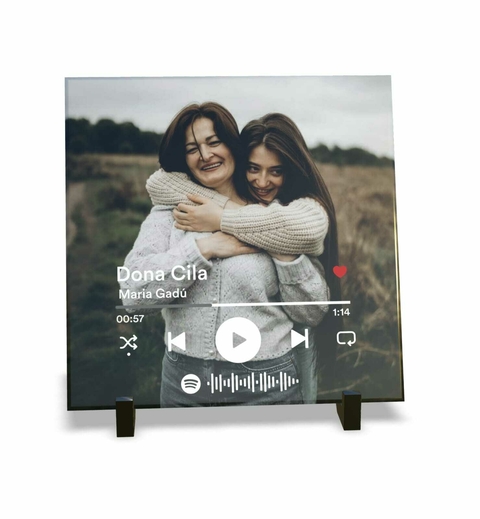 Azulejo Spotify Foto Infinita - Coleção Dia das Mães