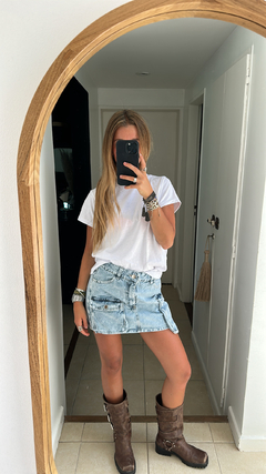 Pollera Cargo Denim