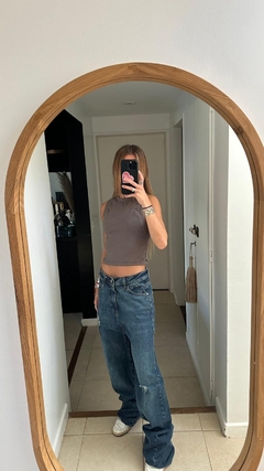 Musculosa isa gris - comprar online