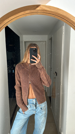 Cardigan Marron Gastado - comprar online