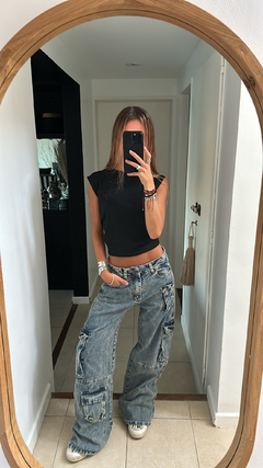 Remera Musculosa Negra