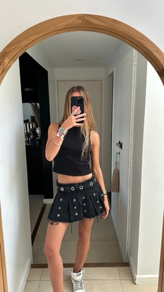Musculosa isa black - tienda online