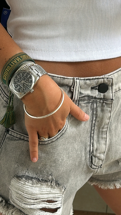 Short Tiro Bajo Gris Roto - Ropaje