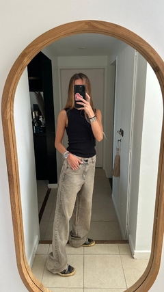 Jean gastado marron - tienda online