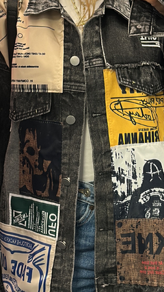 Campera Denim Parches - tienda online